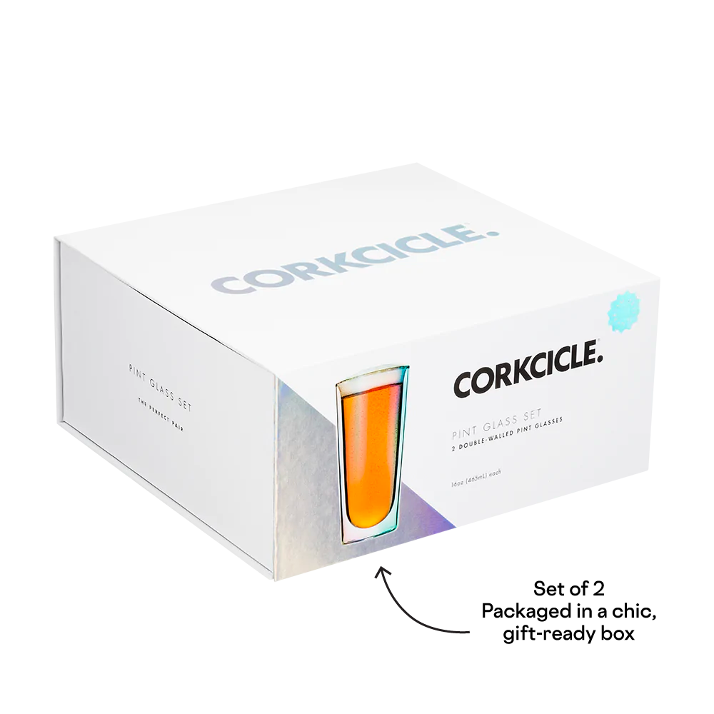 Prism Pint Glass Set (2) - Portable Glassware S6