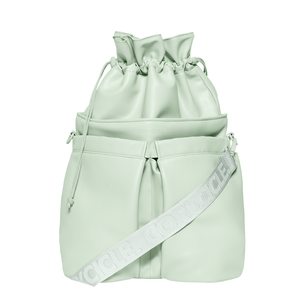 Beverage Bucket Bag - Cozy Camp H9 - Sage Mist - Vegan Leather
