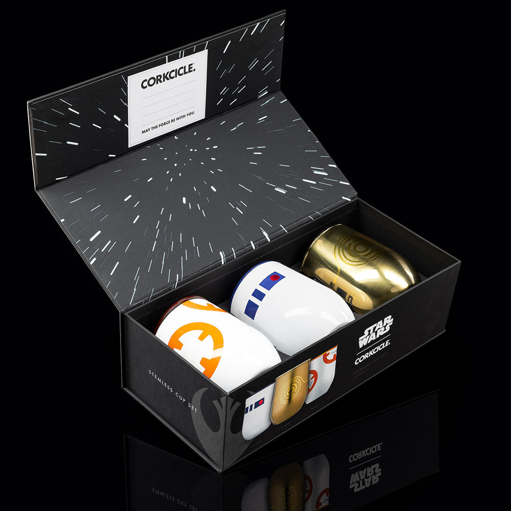 Star Wars TM Droids Stemless Set (3) - Smooth Beverage A7