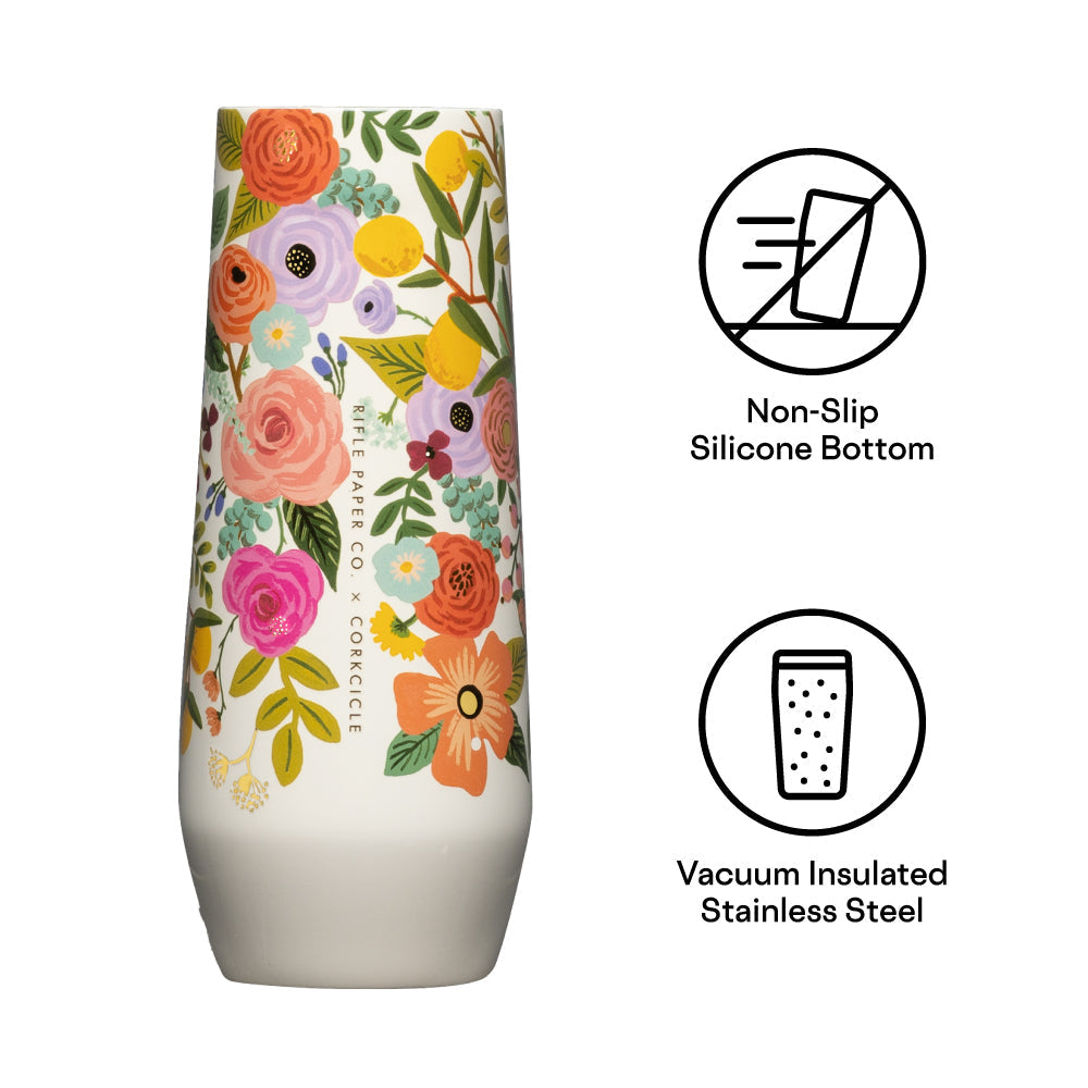 Rifle Paper Co. Stemless Flute - Durable Choice X3