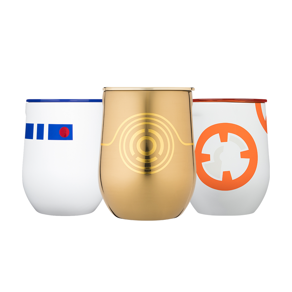 Star Wars TM Droids Stemless Set (3) - Smooth Beverage A7