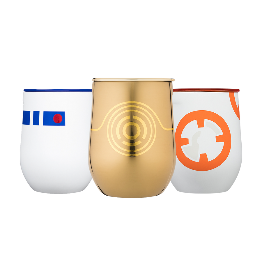 Star Wars TM Droids Stemless Set (3) - Smooth Beverage A7